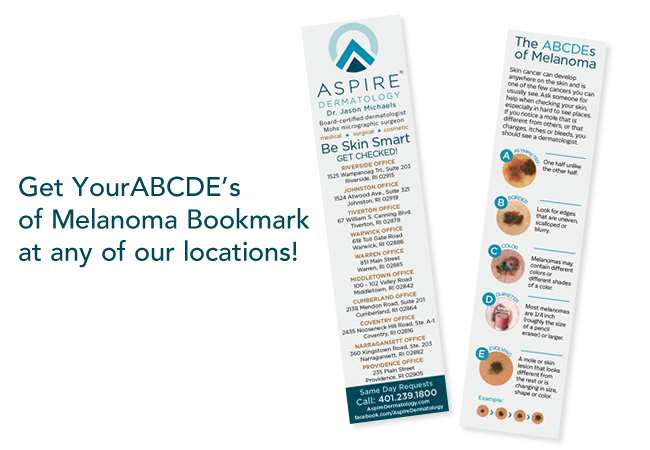 Get Your ABCDE's of Melanoma